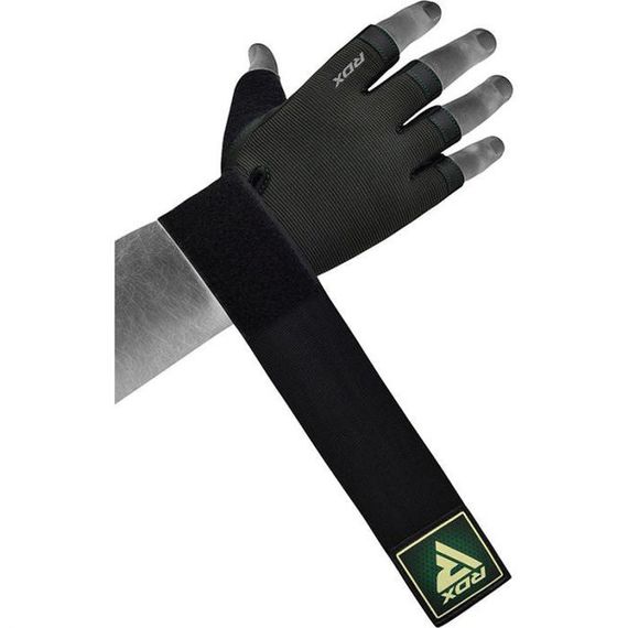 Рукавички для фітнесу RDX T2 Half Army Green PLUS-XL | Зображення 3