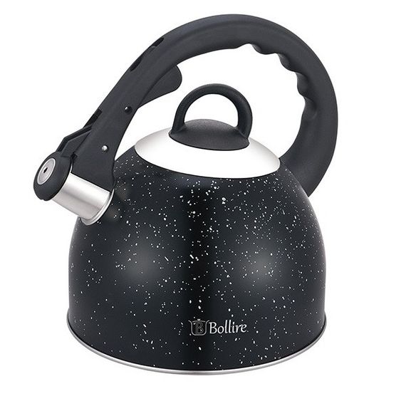 Чайник 2.5 л Bollire BR-3009 из нержавеющей стали со свистком для всех типов плит