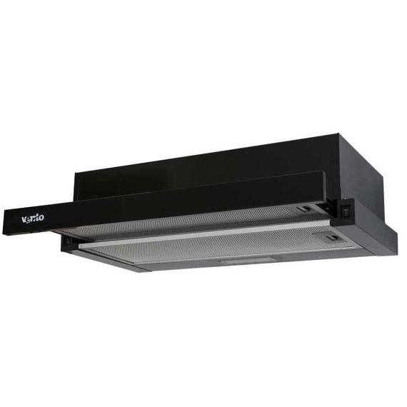 Телескопическая вытяжка VENTOLUX GARDA 60 BK (500) LED черная 60 см | Зображення 4
