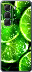 Чохол на Infinix Hot 50 4G Зелені часточки лимона "852u-3820-2448"