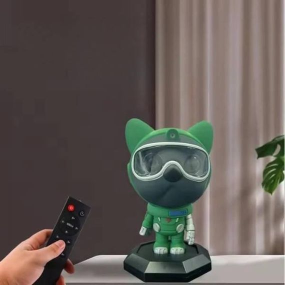 Проектор зоряного неба у вигляді космічного собаки Spase Dog Galaxy Star Light Зелений