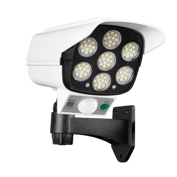 Вуличний ліхтар настінний 77 COB LED з датчиком руху та сонячною панеллю автономна лампа для саду городу HP-L-4 | Зображення 1