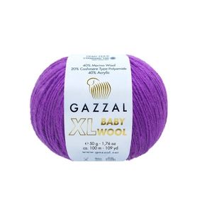 Gazzal BABY WOOL XL No 815 пряжа для в'язання Gazzal