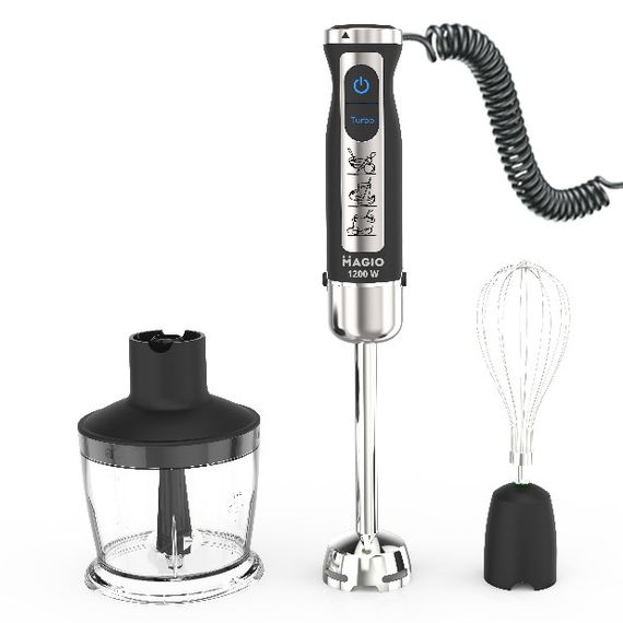 Блендер погружной с насадками Magio MG-644 многофункциональный блендер для измельчения и смешивания