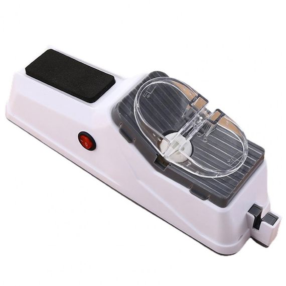 Електрична стругачка для ножів Electric Knife Sharpener від USB, Білий/професійна електроточилка/Ніжеточка | Зображення 6