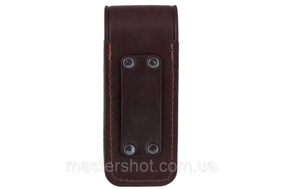 Подсумок чохол для магазину Форт-12 формований B на кнопці шкіра коричневий | Зображення 1