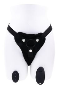 Трусики для страпона Sportsheets с вибратором черные sexstyle