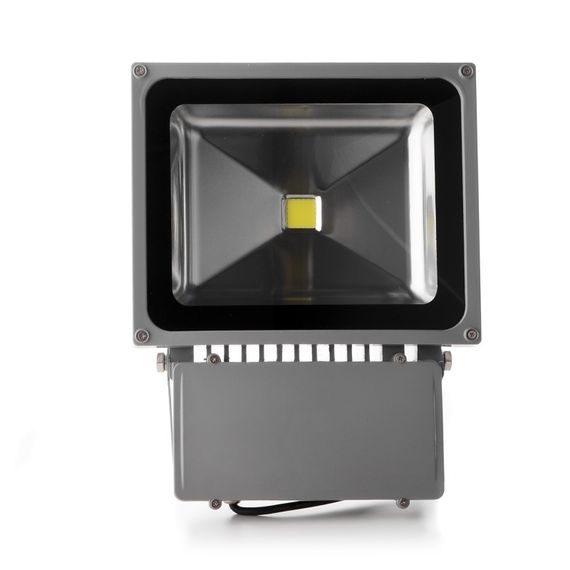 Прожектор уличный LED влагозащищенный IP65 HL-14/70W CW COB серый | Зображення 3