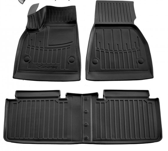 Резиновые коврики Stingray 3D (2012-2021) для Tesla Model S 2016- гг