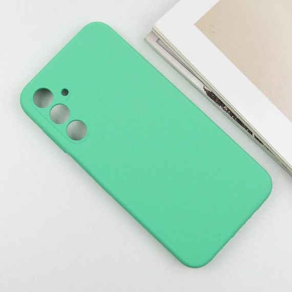 Чохол Silicone Cover Lakshmi Full Camera (AA) для Samsung Galaxy A55 Ментоловый / Mint | Зображення 2
