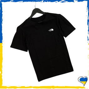 Футболка The North Face унісекс. Футболка TNF чоловіча та жіноча. Чорний. S-2Xl