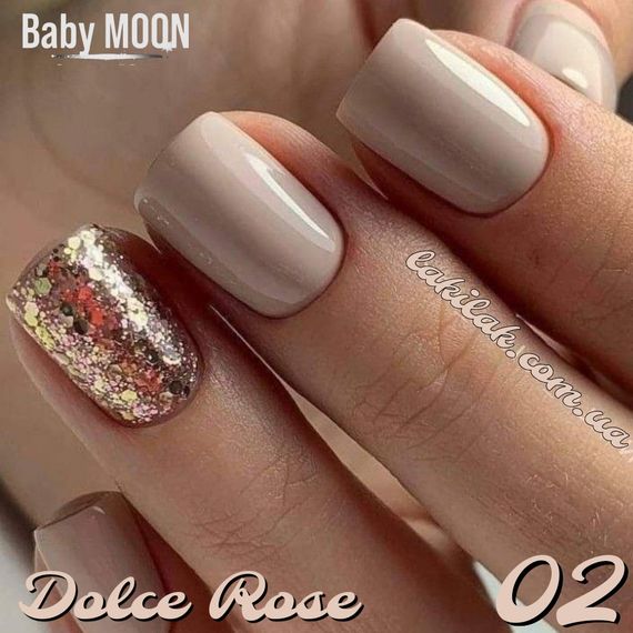 Гель-лак BABY MOON Dolce Rose №02 ніжний персик Крайола, 6 мл