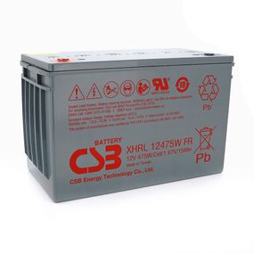 Аккумуляторная батарея CSB XHRL12475W FR, 12V 118.8A h (343х213х170мм)