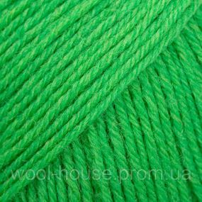 Шкарпеткова пряжа Drops Fabel - Uni print, 118 parrot green