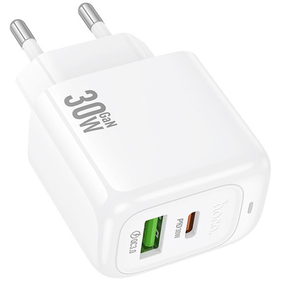МЗП Hoco CS55A Surplus PD30W+QC3.0 (1USB-A/1C) White | Зображення 2