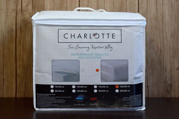 Наматрасник стеганый водонепроницаемый Charlotte 200х200 см. | Зображення 3