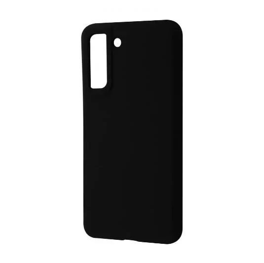 Силиконовый  ультратонкий чехол для Samsung Galaxy S21, черный