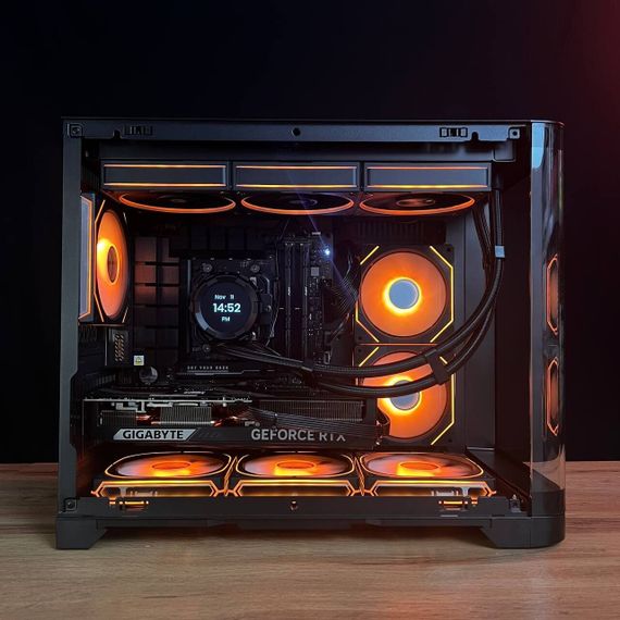 Збірка на замовлення: ігровий ПК GameMax Hype-M Black Tower / AMD Ryzen 7 7700 (8 (16) ядер по 3,8 - 5,3 ГГц) / 32 ГБ DDR5 / 2000 ГБ SSD M.2 / nVidia GeForce RTX 5070, 12 ГБ GDDR7, 192-bit / 750 Вт | Зображення 7