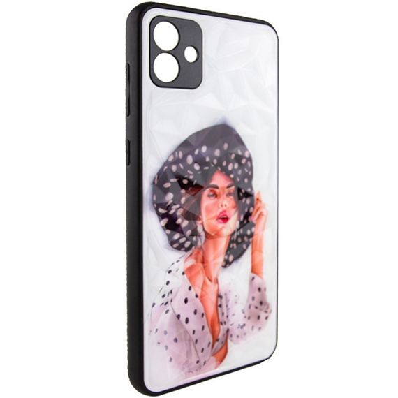 TPU+PC чохол Prisma Ladies для Samsung Galaxy A04, Girl in a hat