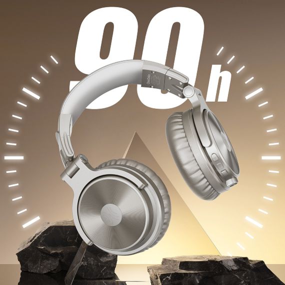 Гарнітура OneOdio Studio Pro C, Bluetooth+3,5мм, Silver | Зображення 2