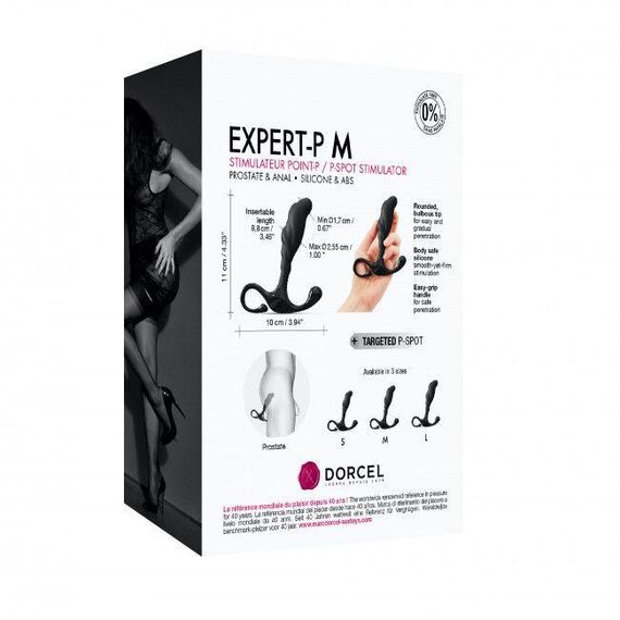 Ручной эргономичный массажер простаты Dorcel Expert P size M sexstyle | Зображення 10