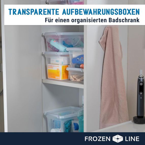 Контейнеры с крышками 1,5л комплект 12 шт, прозрачные лотки для еды, судки для хранения штабелированные | Зображення 7
