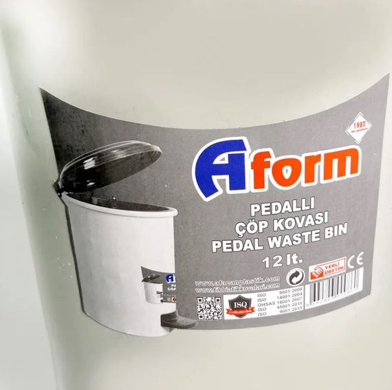Відро для сміття Afacan 12 л з педаллю РК-12 101 | Зображення 2