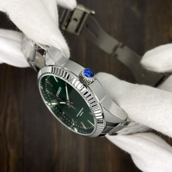 Чоловічий годинник Curren 8425 Silver-Green | Зображення 5