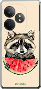 Чохол на Realme GT Neo6 SE Єнотик з кавуном "4605u-3796-2448"