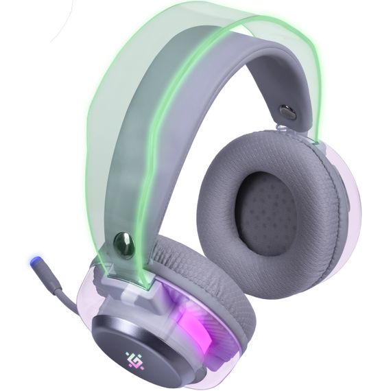 Гарнітура Defender Glitch, USB, RGB,  2м, White | Зображення 6