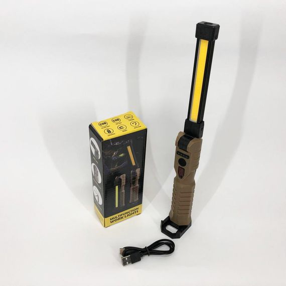 Світлодіодний ліхтар Power Bank кемпінг WL-08 XPE+COB, червоний+білий+жовтий, ZC-367 магніт, гачок | Зображення 2