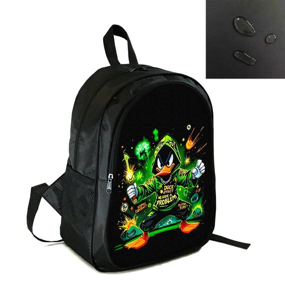 Рюкзак міський/шкільний 38×28см з принтом Дональд Дак дитячий, підлітковий, спортивний (4129)