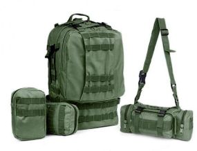Рюкзак тактический + 3 подсумка армейская спецсумка Олива