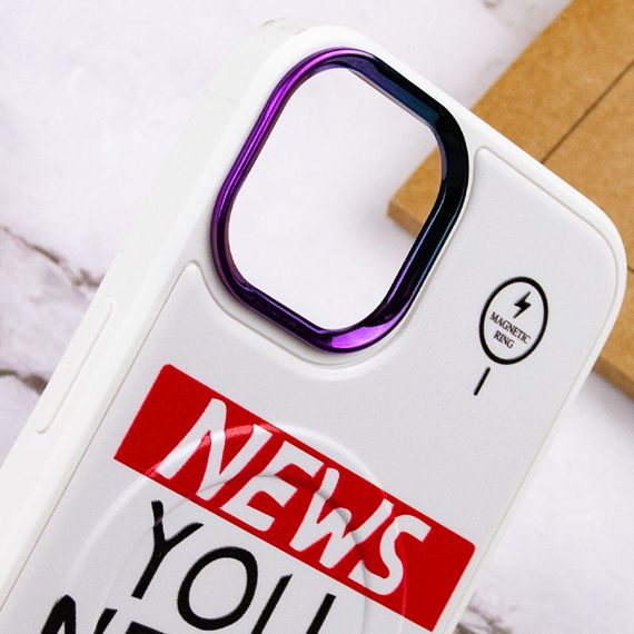 TPU+PC чохол Funny pictures with MagSafe для Apple iPhone 12 Pro Max (6.7") | Зображення 4