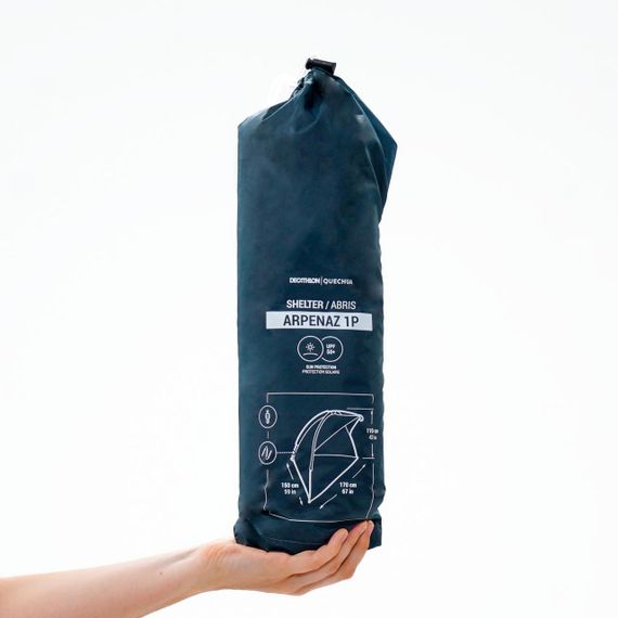 Тент для кемпінгу дуговий Arpenaz 1-місний синій - One Size | Зображення 1