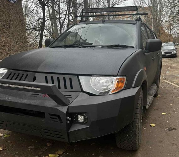 Передний бампер с защитой картера Dakar (2006-2010) для Mitsubishi L200 | Зображення 5