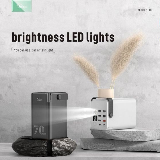 Портативний зовнішній акумулятор Joco J15 70000mAh з швидкою зарядкою 22.5W (47214-J15_1489) | Зображення 2