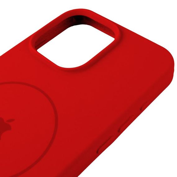Чохол Silicone Case Full Protective (AA) V2 with MagSafe для Apple iPhone 12 Pro / 12 (6.1") Червоний / Red | Зображення 3