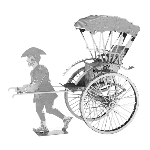 Металевий 3D конструктор "Рікша", Metal Earth, MMS120