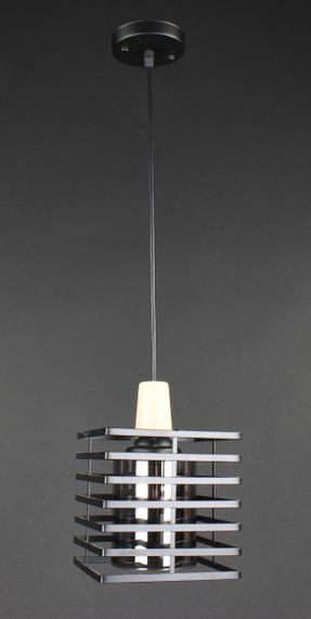 Люстра підвісна LOFT на 1 лампочку 27789 Чорний 30-100х16х16 см.