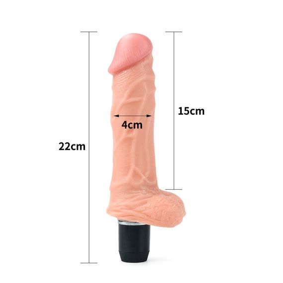 Реалистичный вибратор - Xtreme Flexi Vibrator 9" Sex Aura | Зображення 3