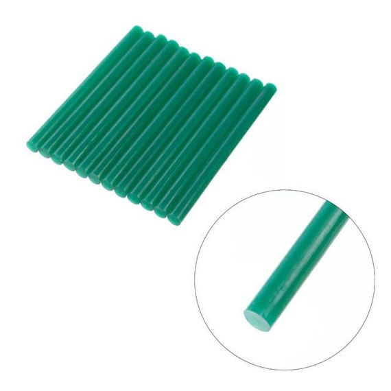 Комплект стрижнів клейових зелених 7,4*100 мм, 12 од. INTERTOOL RT-1058 | Зображення 2