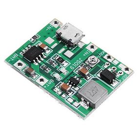 Повышающий DC-DC + зарядка LI-ION 3.7V