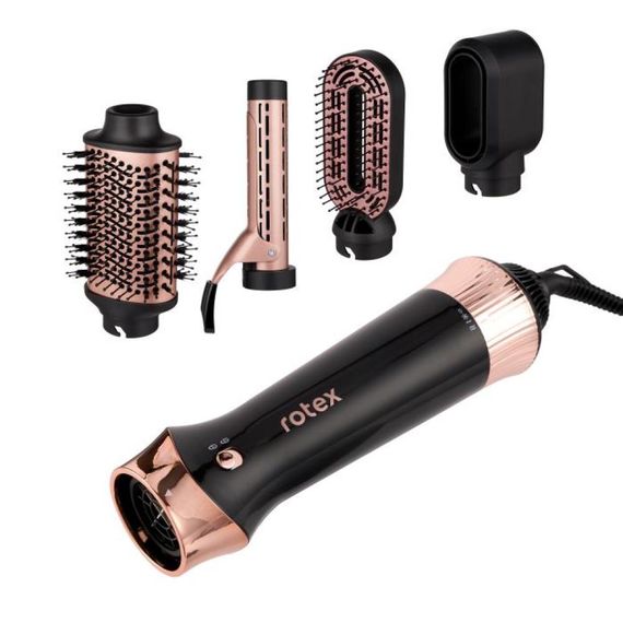 Фен-щітка Rotex AirBrush RHC494-T 1100 Вт чорний | Зображення 1