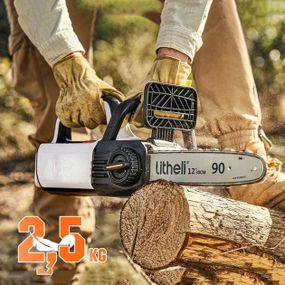 Акумуляторна ланцюгова пилка Litheli живлення від павербанку УМБ Litheli Power Bank 10000 мАг 45Вт 2А (U20CS00-0U220) RG-31