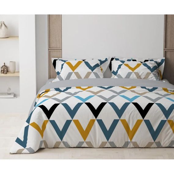 Постельное белье евро ТЕП Happy Sleep Pales Gray 2-03796_32709 200х220 см