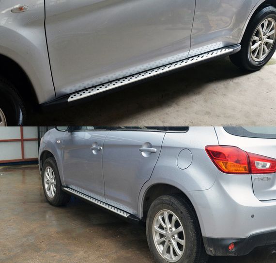 Бокові пороги Оригінал (2 шт) для Mitsubishi ASX 2010-2023 рр | Зображення 1