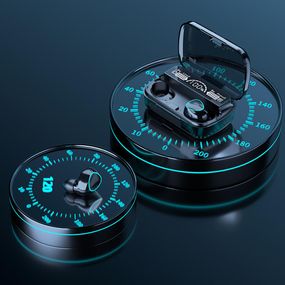 Беспроводные наушники вкладыши с микрофоном для Андроид и IOS TWS WIRELESS (M10)