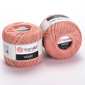 Пряжа YarnArt Violet номер кольору 4105 бавовна пряжа ярнарт віолет