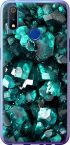 Чехол на Realme X Lite Кристаллы 2 "3674u-2030-17620"